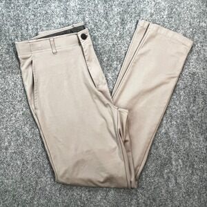 Reebok Men's Tan Athletic Sport Performance Golf Chino Pants Size 34-32
